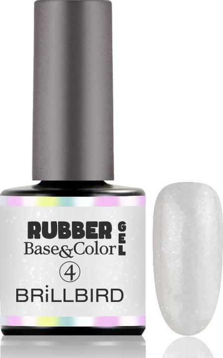Image du produit BrillBird Gel Rubber Base&Coral #4 8ml (Vernis semi-permanent)