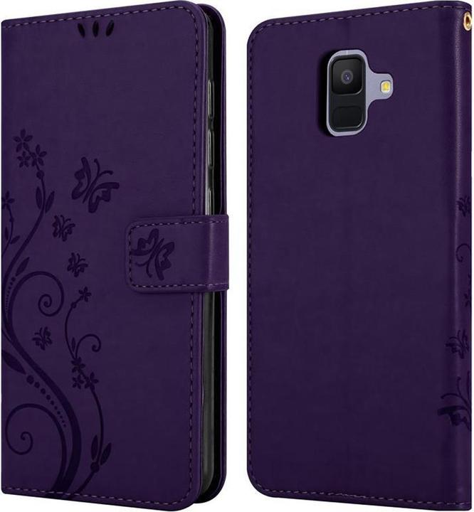 Image du produit Cadorabo Pochette Flower Book (Samsung Galaxy J6 (2018))