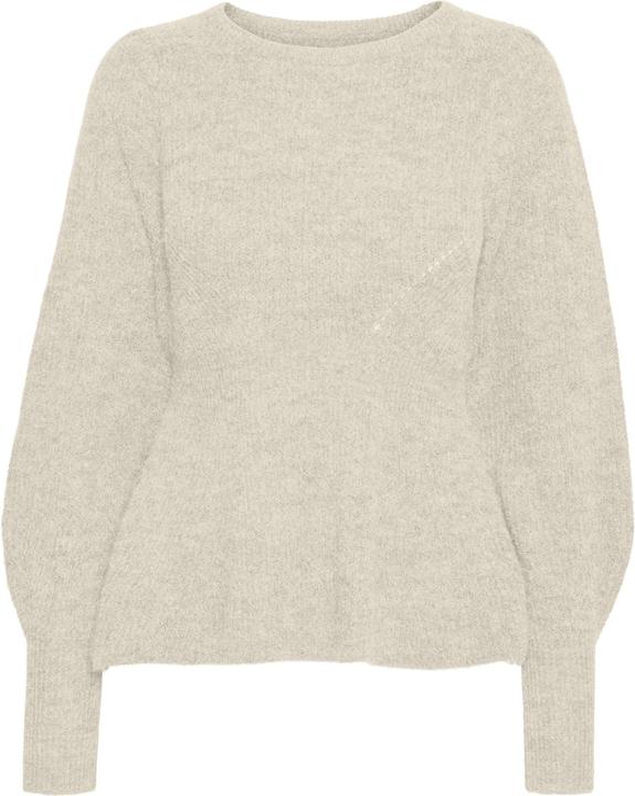 Vero Moda VMFLAVOUR LS PEPLUM PULLOVER GA EXC Strickpullover
