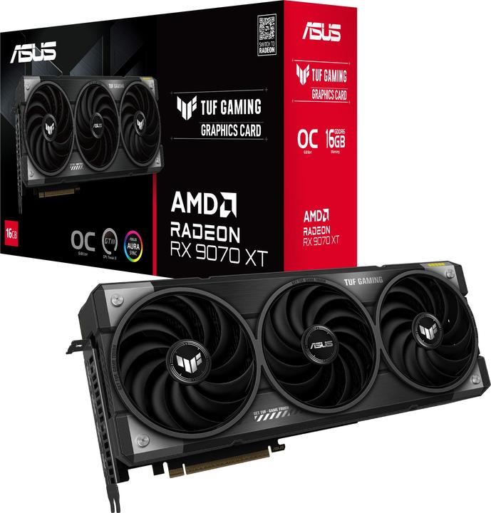 Actual product image ASUS TUF RX 9070 XT GAMING OC (16 GB)