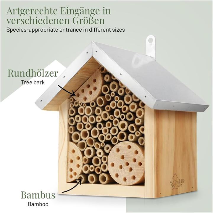 Image du produit Wildlife home Hôtel pour abeilles (Abeilles sauvages, Abeille)