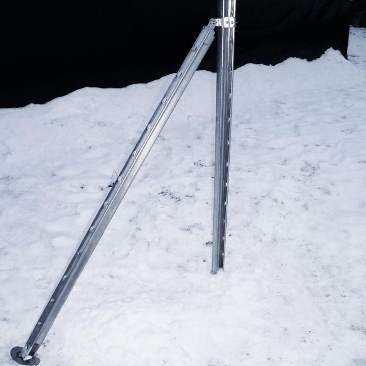 Actual product image Aquagart 4 Längs-Strebensets Z-Profil Pfahl Wildzaun Forstzaun