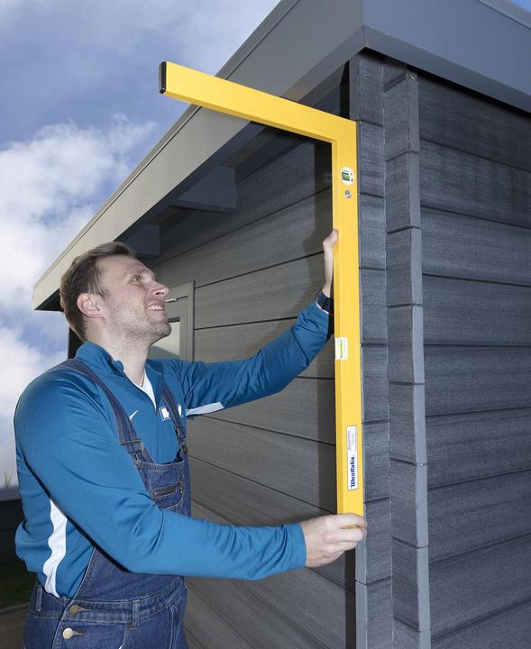 Actual product image Anrotec Construction angle 800 x 400 mm 90 degrees with 2 spirit levels