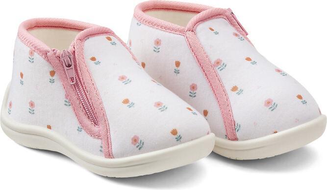 Actual product image La Redoute Collections Flowered baby shoes with zip (24)