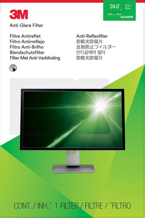 Immagine prodotto 3M Filtro antiriflesso per monitor widescreen da 61,00 cm (24") (24.02", 16 : 9)