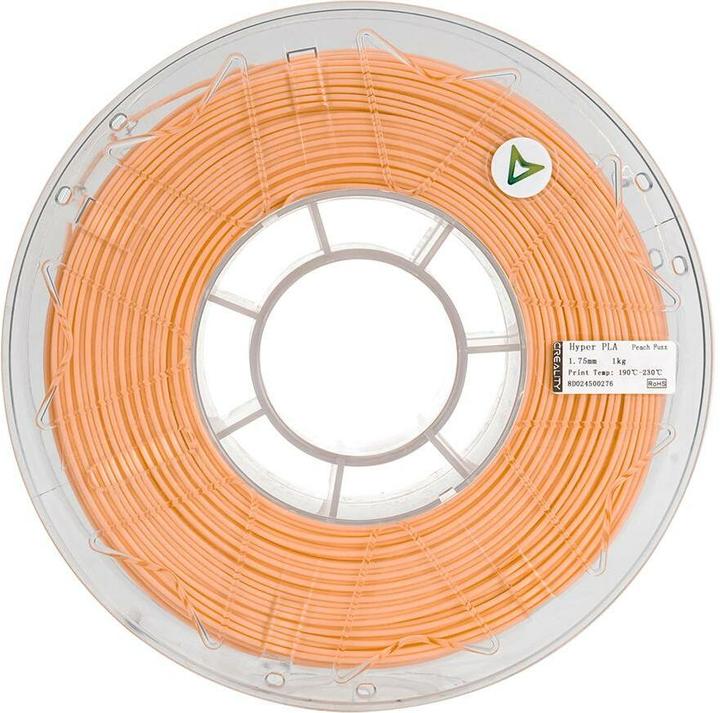 Image du produit Creality Pla Rfid Peach Fuzz Hyper Series Filament 3d (PLA, 1.75 mm, 1000 g, Orange)