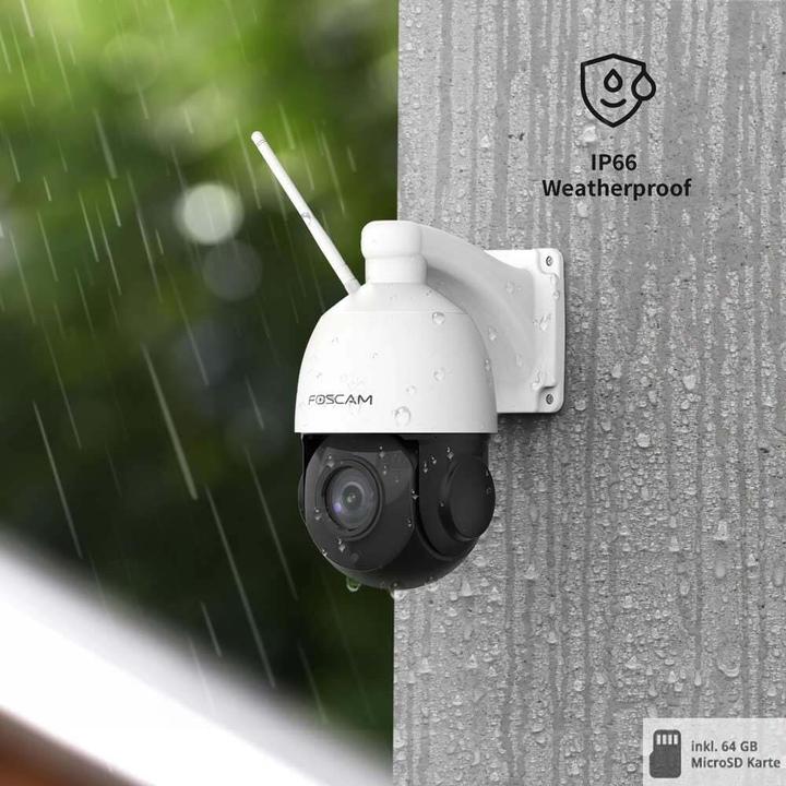 Produktbild Foscam SD2X Überwachungskamera Weiss (Outdoor, 1080p Full HD, WLAN AC/LAN, 18x optischer Zoom) (1920 x 1080 Pixels)