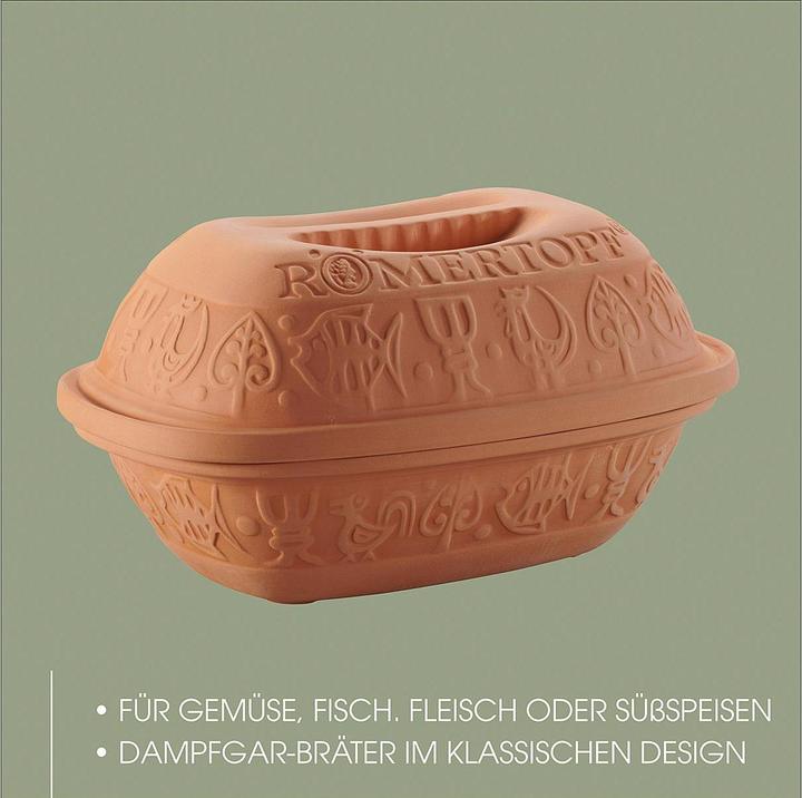 Produktbild Römertopf Bräter Klassik 2 Pers. (Bräter + Schmortopf, Keramik)