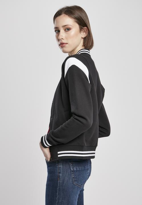 Actual product image Urban Classics Ladies Organic Inset College Sweat Jacket (S)
