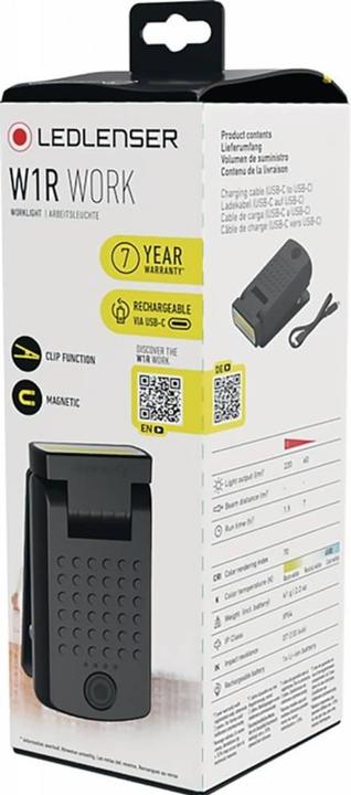 Produktbild Ledlenser W1R Work (220 lm)