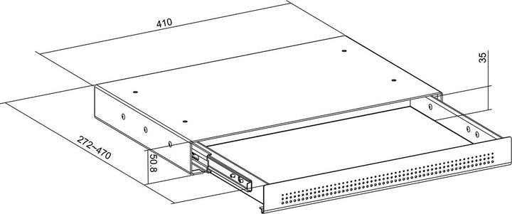 Actual product image Roline Under-sink drawer