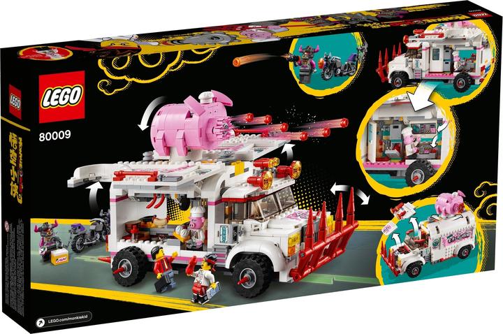 Actual product image LEGO Pigsy’s Food Truck (80009, LEGO Rare Sets, LEGO Monkie Kid)