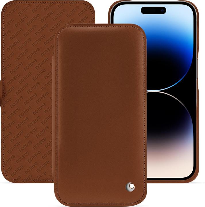 Productafbeelding Noreve Horizontale leren klepschaal (Apple iPhone 15 Pro)