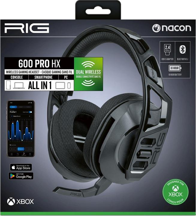 Produktbild Nacon Gaming RIG 600 PRO HX Wireless Gaming Headset (Kabellos)