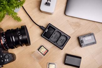 Produktbild Newell Kameraladegerät FDL-USB-C Zweikanal-Ladegerät für NP-W126-Akkus (Ladegerät)
