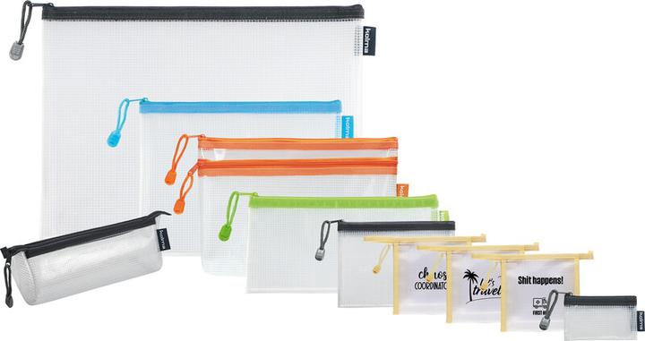 Immagine prodotto Kolma Borsa a rete Mini borsa con zip antracite (A7, 1 x)