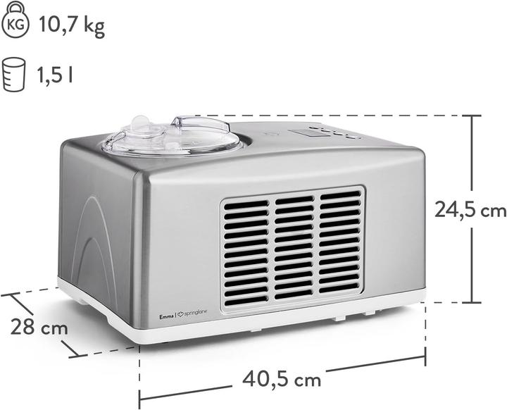 Actual product image Springlane Emma ice cream maker