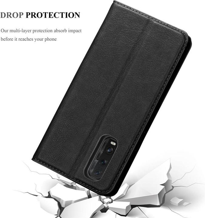 Actual product image Cadorabo Book Invisible Magnet Cover (Oppo Find X2)