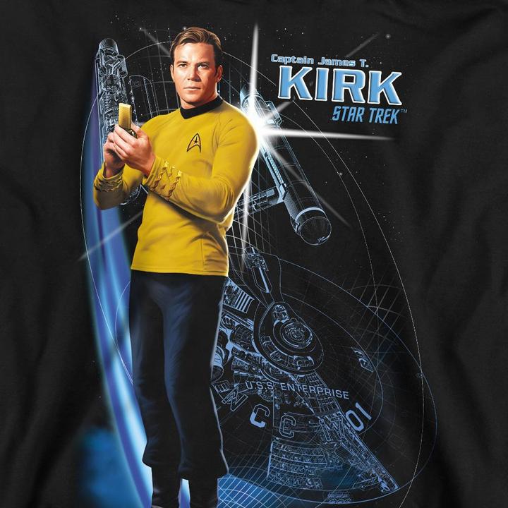 Immagine prodotto Galactic Felpa Capitano Kirk Adulto Unisex (L)