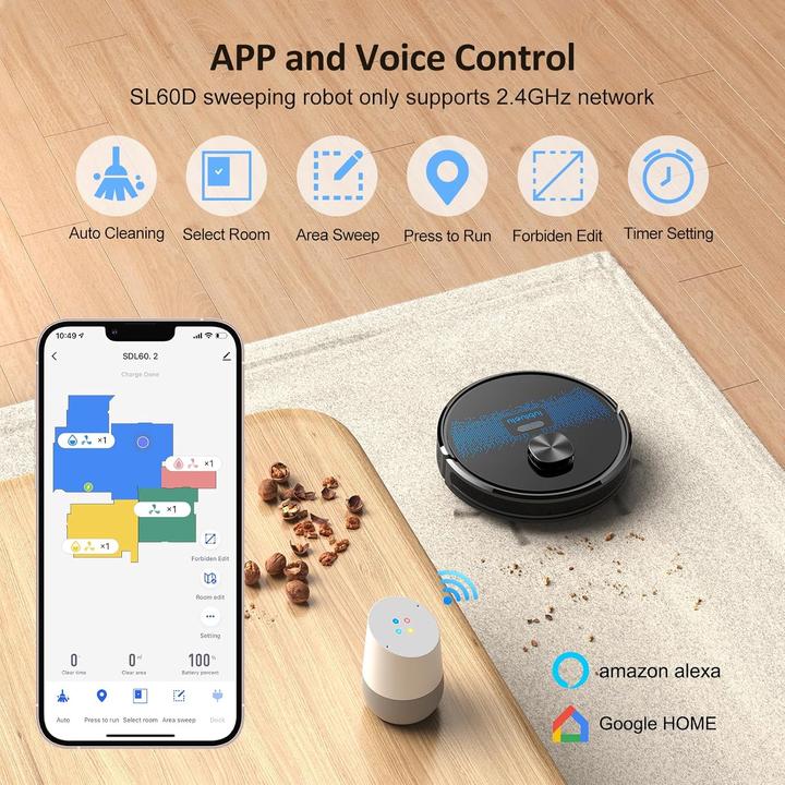 Actual product image Lubluelu SL60D (Vacuum mopping robot)
