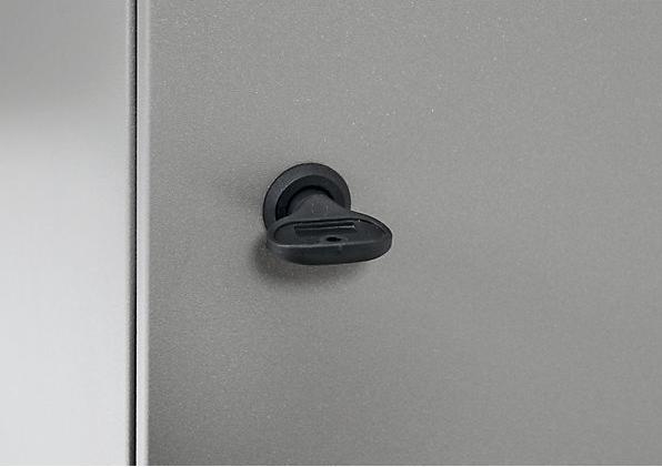 Actual product image kaiserkraft System recyclable waste collectors, manually operated flap (45 l)