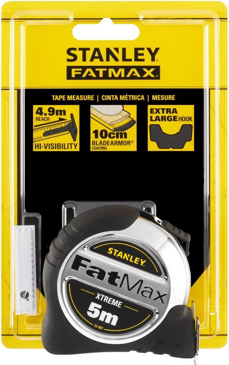 Actual product image Stanley Tape measure FatMax XL Blade Armor (Metric)