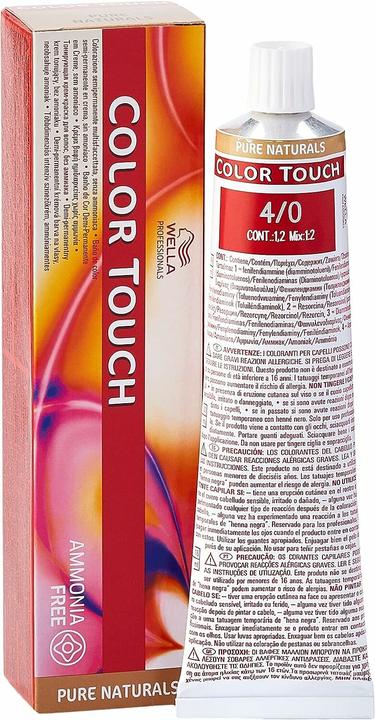 Actual product image Wella Professional - Color Touch Pure Naturals - Demi-permanent hair colour without ammonia 4/0 - (0, 4)