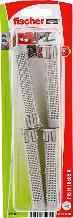 Actual product image Fischer Plastic sieve sleeves FIS H 16 x 85 (4 pcs.)