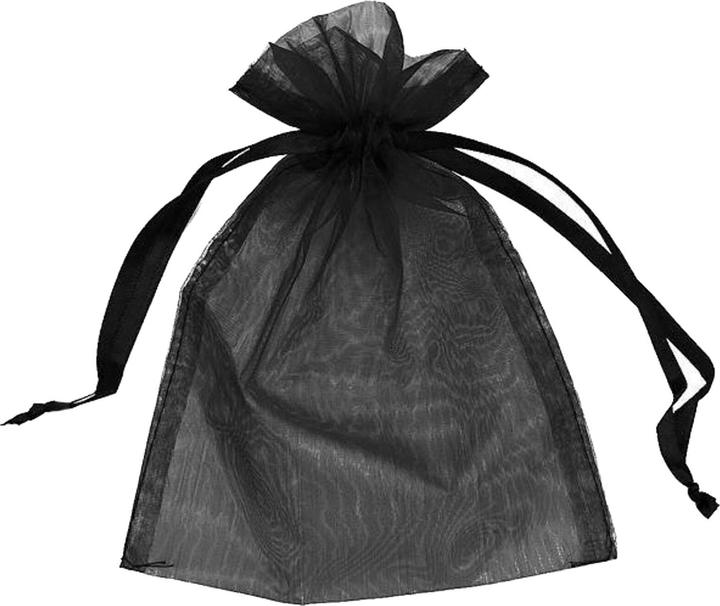 Immagine prodotto JTI 50x sacchetti regalo / sacchetti in organza - nero (Borsa da regalo, 1 x)