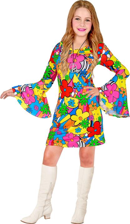 Image du produit Widmann Costume robe flower power (128)