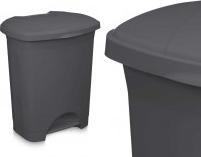 Image du produit Arte Regal poubelle à pédale en plastique 30l anthracite (30 l)