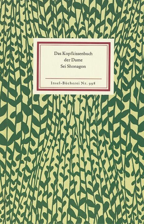 Immagine prodotto Das Kopfkissenbuch der Dame Sei Shonagon (Tedesco, Essere Shonagon, Irmtraud Schaarschmidt-Richter, Helmut Bode, 1975)