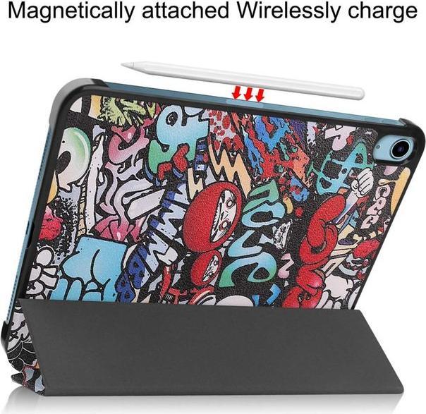 Produktbild MU Style Dreifach faltbare Hülle mit Muster (iPad 2025 (11. Gen), iPad 2022 (10. Gen))
