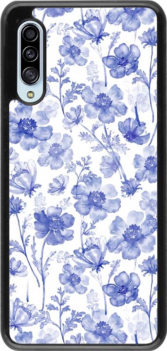 Produktbild PhoneLook Hülle Spring 23 watercolor blue flowers (Samsung Galaxy A90 5G)