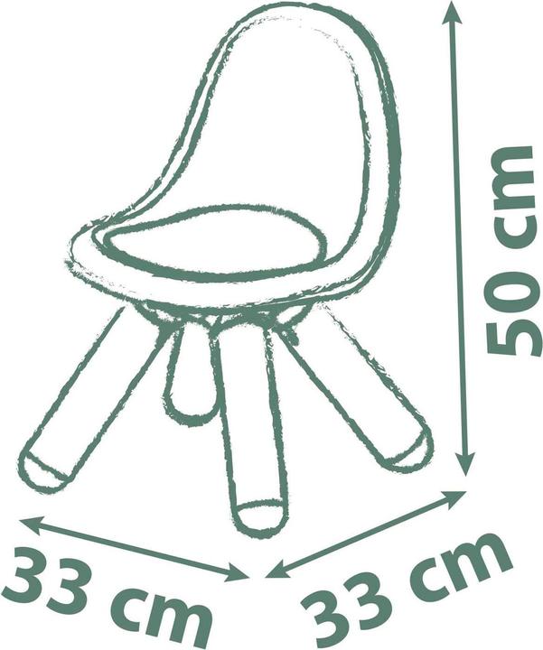 Actual product image Smoby S.Life Kid Chair Blue (High chair)