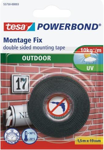 Immagine prodotto tesa Nastro biadesivo per esterni 19mm x 1.5m 1,5 m (19 mm)