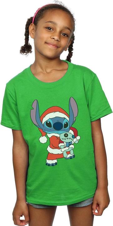 Immagine prodotto Disney Lilo And Stitch Stitch Christmas Maglietta Ragazze (140, 146)
