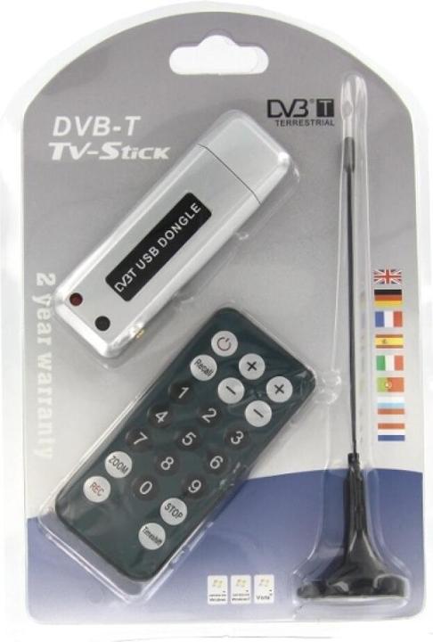 Productafbeelding OEM USB DVB-T ontvanger incl. 28 dB DVB-T antenne (DVB-T)