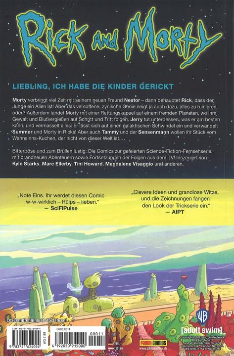 Produktbild Panini Rick and Morty (Deutsch, Magdalene Visaggio, Kyle Starks, Tini Howard, Marc Ellerby, 2021)