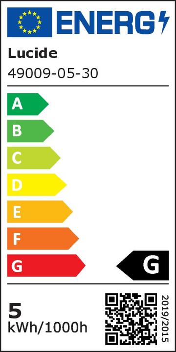 Energy Label Lucide Grony (1050 lm, GU10)