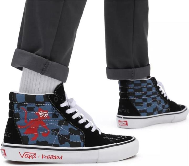Image du produit Vans Krooked By Natas for Ray SkateSkate Sk8-Hi (44)