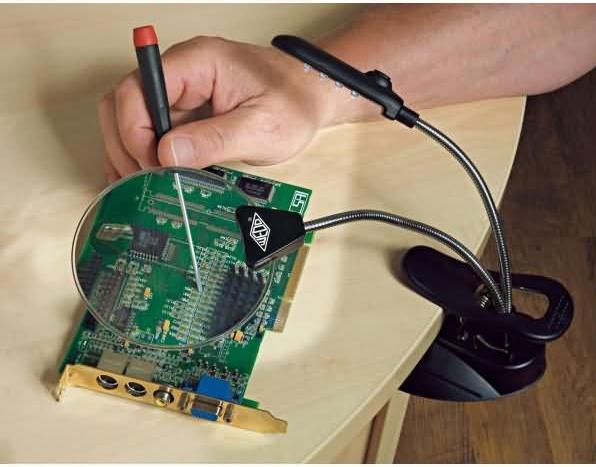 Image du produit Wedo Loupe de bureau avec LED