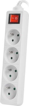 Immagine prodotto Lanberg PS1-04E-0150-W Cavo di estensione 4 uscite AC per interni (4 x, CEE 7/5, 1.50 m)
