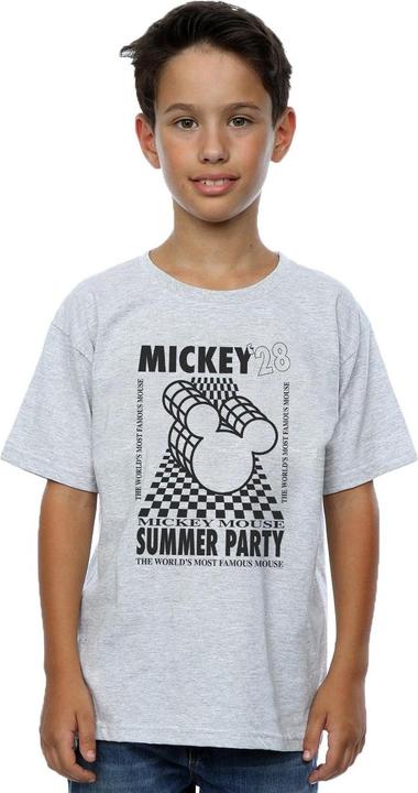 Actual product image Disney Boys Mickey Mouse Summer Party T-Shirt (128)
