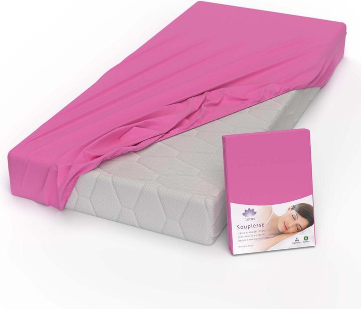 Actual product image Lotus Bettwaren Jersey fitted sheet Souplesse (140 x 200 cm)