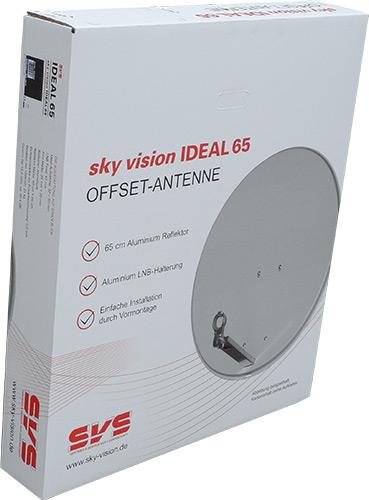 Produktbild Sky Vision Ideal 65 Alu Satellitenspiegel hellgrau
