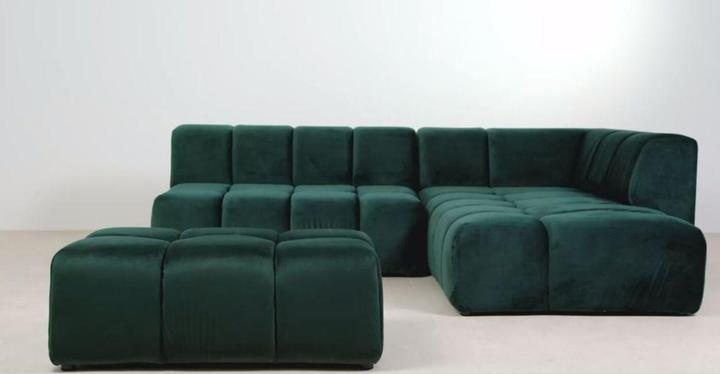 Produktbild Kare Design Hocker Belami Velvet Dunkelgrün 105x70cm (105 cm)
