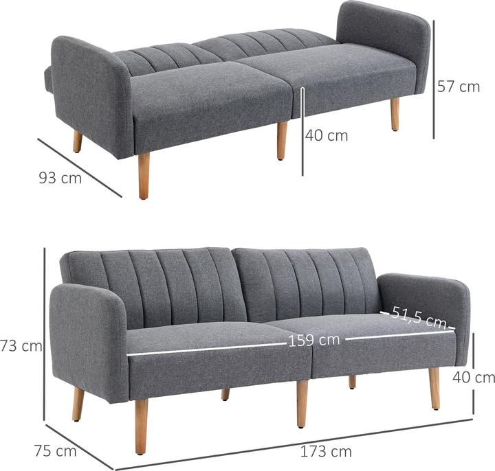 Produktbild Homcom Schlafsofa (Bettsofa)