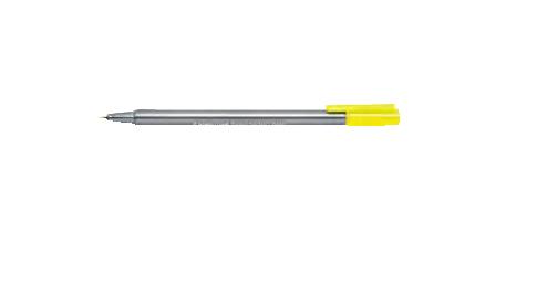 Immagine prodotto Staedtler 334 Fineliner triplus giallo neon (Giallo neon, Grigio, 1 x)