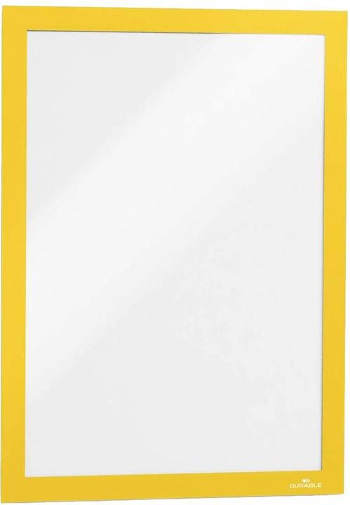 Actual product image Durable 2 magnetic frames self-adhesive DURAFRAME® yellow